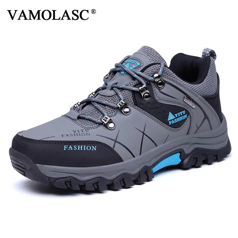 VAMOLASC New Men Outdoor Mesh Waterproof Anti Slip Hiking